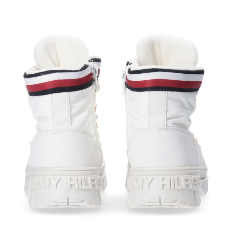 Tommy Hilfiger Lace-Up Bootie Ivory W T3A5-33062-1047101-101 Footwear/Lifestyle/Tommy Hilfiger Tommy Hilfiger