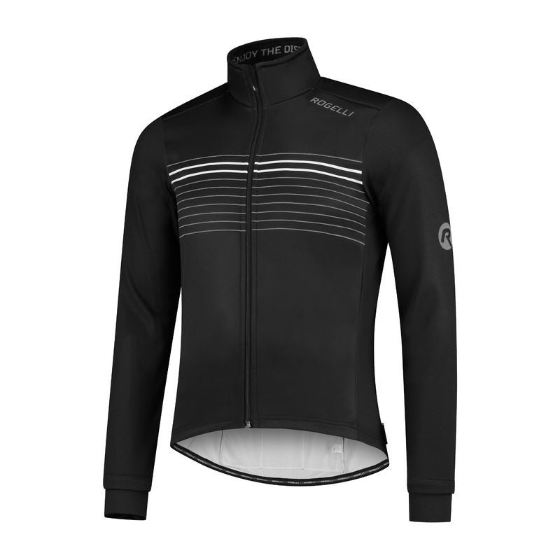 Rogelli KALON jacket black and white S Clothing Your Sports Performance