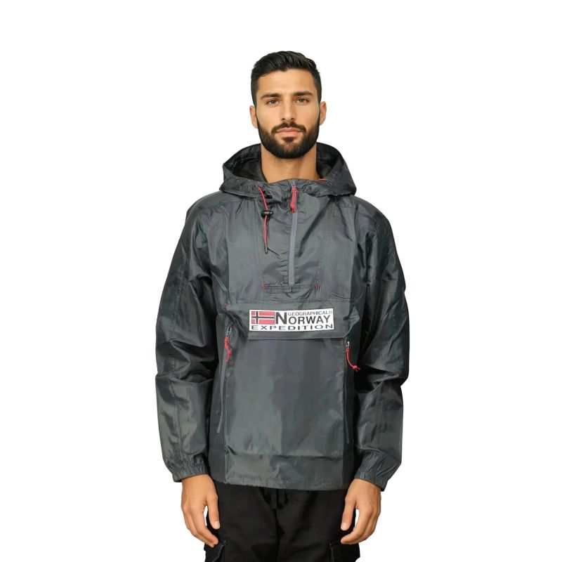 Geographical Norway Choupa Dark Grey Men 244 Goz-Art Dark Grey Spring Jacket (WW4243H/GN-Dark Grey) Geographical Norway
