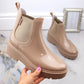 Big Star W INT1918B beige patent leather platform boots Footwear/Outdoor/Big Star Your Sports Performance