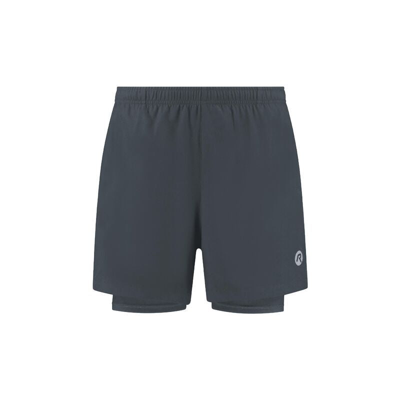 Rogelli men's shorts 2in1 ESSENTIAL gray M Rogelli/Bieganie/Men/Spodenki Your Sports Performance