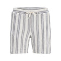 Jack&Jones men's shorts JPSTJAIDEN COBA STRIPE JOG SHORTS REG SN 12274413 CLOUD DANCER/STRIPES Jack&Jones