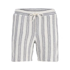 Jack&Jones men's shorts JPSTJAIDEN COBA STRIPE JOG SHORTS REG SN 12274413 CLOUD DANCER/STRIPES Jack&Jones