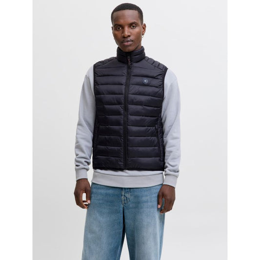 Jack&Jones men's vest JJEBRADLEY LIGHT BODYWARMER COLLAR NOO 12280973 BLACK In preparation Your Sports Performance