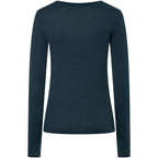 Women’s SUPER.NATURAL W SKI JUMP LS Long-Sleeve Shirt Navy