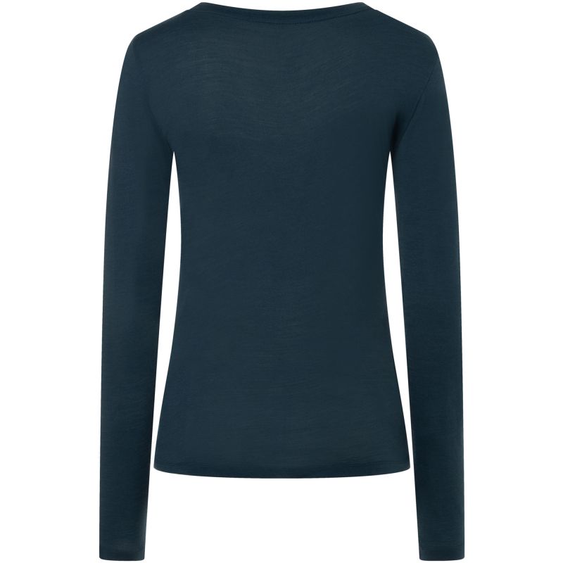 Women’s SUPER.NATURAL W SKI JUMP LS Long-Sleeve Shirt Navy