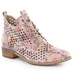 Women's ankle boots with openwork flowers, multicolor Potocki SZ12091 To be categorized Your Sports Performance