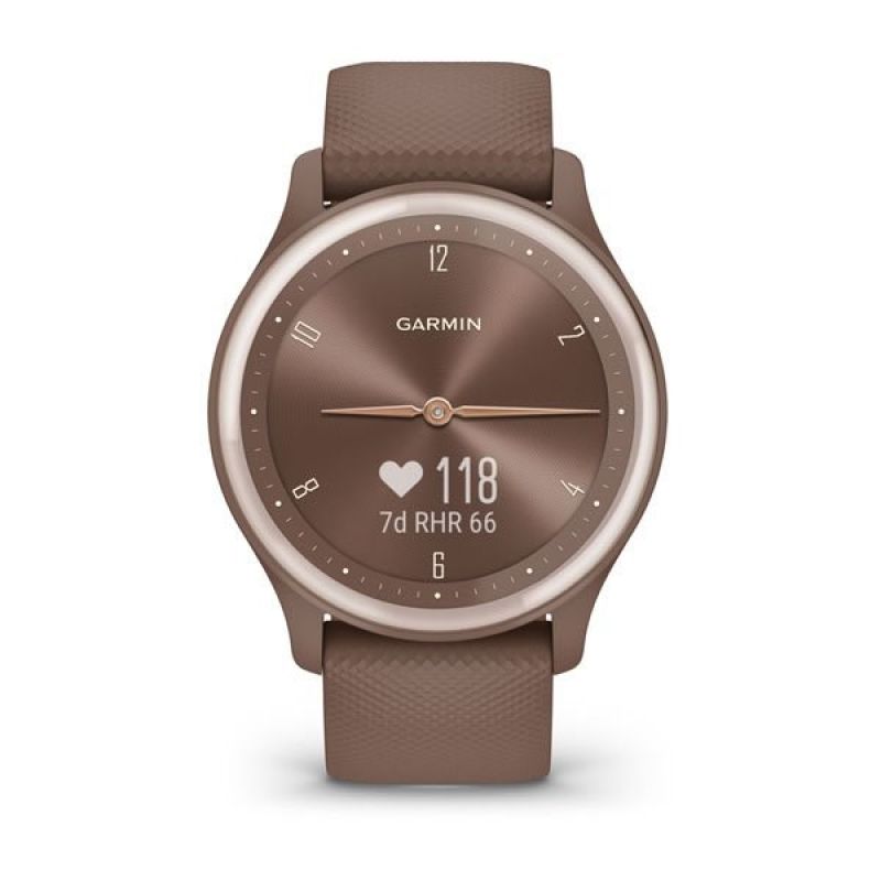 Garmin Vivomove Sport 40mm Cocoa Peach Gold watch Akcesoria sportowe i turystyczne/Zegarki sportowe Your Sports Performance