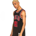 Mitchell &amp; Ness Chicago Bulls NBA Swingman Alternate Jersey Bulls 97 Dennis Rodman SMJYGS18152-CBUBLCK97DRD Clothing/Lifestyle/T-shirts/Mitchell & Ness Your Sports Performance