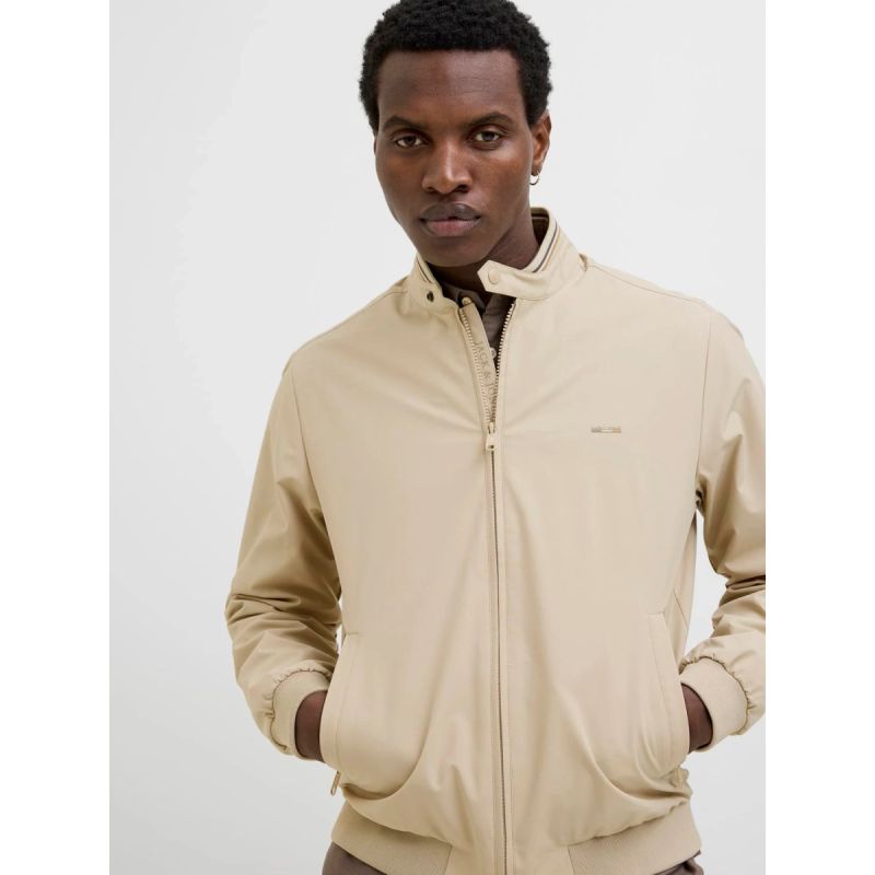 Jack&Jones men's jacket JPRBLUBRAD BOMBER JACKET SN 12273393 WHITE PEPPER Jack&Jones