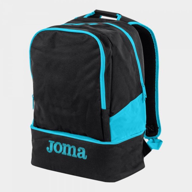 BACKPACK ESTADIO III BLACK-FLUOR TURQUOISE Accessories/Plecaki/Joma Your Sports Performance