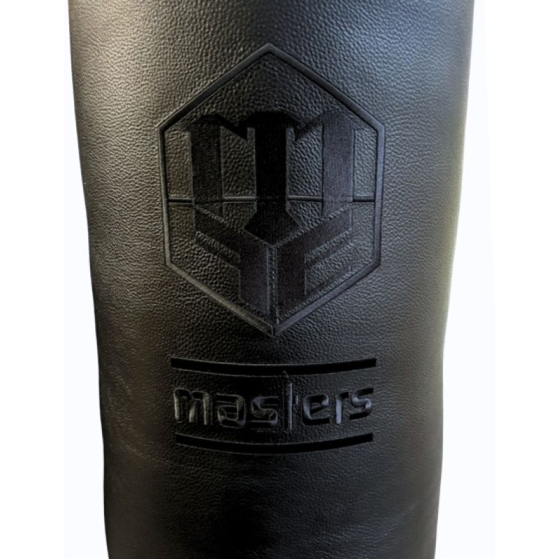 Leather punching bag 140 cm x 40 cm filled - WWS-14040-1H black In preparation Your Sports Performance