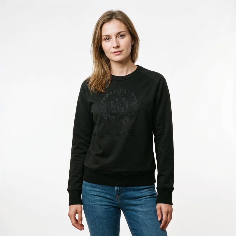 Maison Montaigne FIMOSAI BLACK MT LADY 016 sweatshirt (RBMWW6412F/MM-NOIR) Maison Montaigne