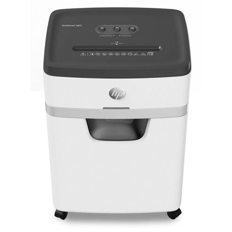 HP ONESHRED 18CC Shredder, P-4 shreds, 18 sheets, 25l, light gray, HPN280518CCON-14. Urządzenia biurowe/Niszczarki Your Sports Performance