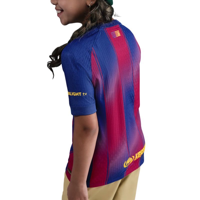 Nike FC Barcelona 2025/26 Match Home Kids' Jersey navy-burgundy HJ5216 456