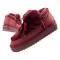 D.Franklin women's winter snow boots, fashionable fur lining, burgundy D.Franklin