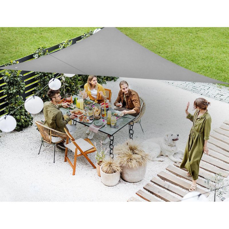 GARDEN SUN SAIL TRIANGLE 2X2X3M GRAY Home and Garden/Garden Your Sports Performance