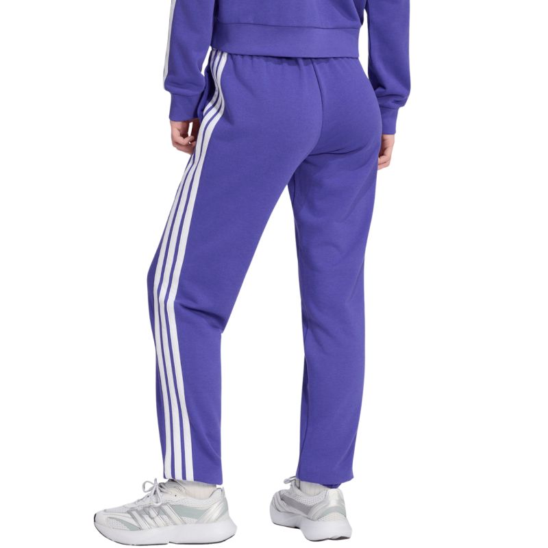 Women's adidas Essentials 3-Stripes French Terry Cuffed Pants Purple KF8340