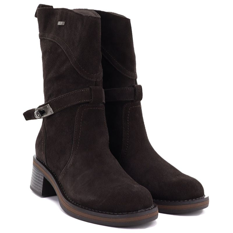 Chocolate Big Star Women's Leather Ankle Boots UU274609