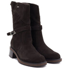 Chocolate Big Star Women's Leather Ankle Boots UU274609