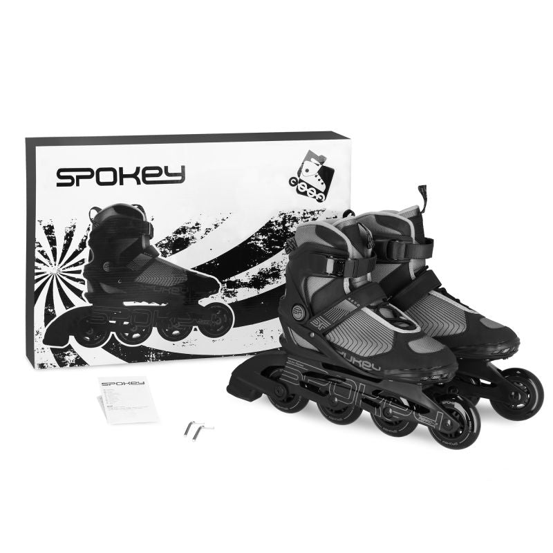 Spokey Revo BK/GR SPK-929432 roller skates, year 38 Accessories/Skating/Rolki (pozostałe) Your Sports Performance