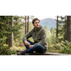 Geographical Norway UPLOAD HOOD OLIVE DB MEN 224 Men's Fleece Jacket (WY3387H/GN-OLIVE)