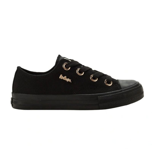 Lee Cooper women's sports shoes fabric sneakers stylish black Lee Cooper