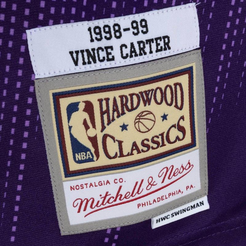 Mitchell & Ness Jersey Swingman Monochrome Hyper Hoops NBA Toronto Raptors Vince Carter - TFSM1280-TRA98VCAPURP Koszulki NBA Your Sports Performance