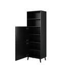 ABETO display cabinet 60x40xH176.5 black/gloss black Bufety i witryny/Bufety i witryny na drewnianej podstawie Your Sports Performance