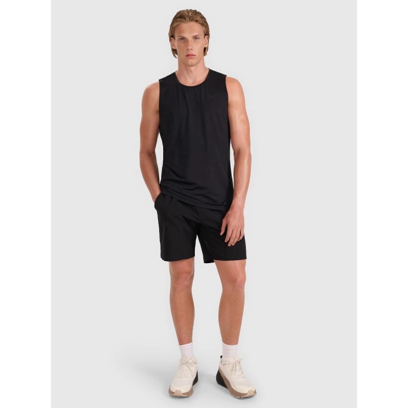 Men's quick-drying training tank top 4F 4FWMM00TFSLM0764-20S 4f