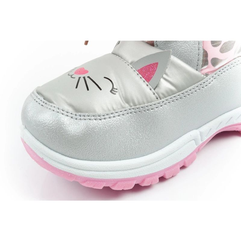 Leomil winter boots children's snow boots kitten fur warm for girls Leomil
