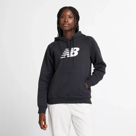 New Balance Sport Fleece Logo Hoodie W WT43524BK Clothing/Lifestyle/New Balance New Balance