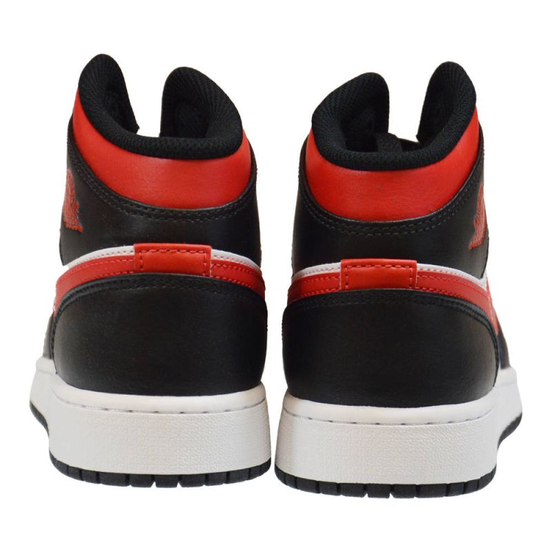 Air Jordan 1 Mid GS Fire Red Basketball Shoes - 554725-079 Obuwie/Buty na co dzień Your Sports Performance