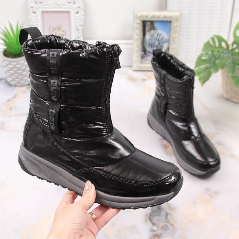 Big Star metallic snow boots W INT1785B Footwear/Outdoor/Big Star Your Sports Performance