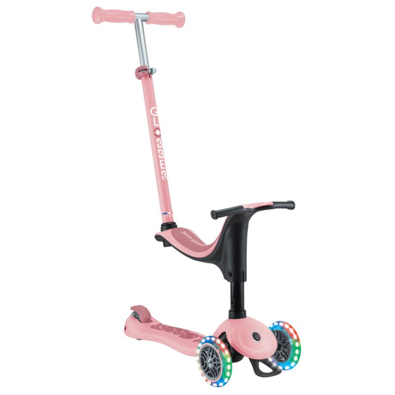 Scooter with seat GO•UP SPORTY LIGHTS (452-710-4 S) Accessories/Skating/Hulajnogi/Traditional/For kids/Globber Your Sports Performance