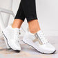 Rieker W N6304-80 white leather wedge shoes Footwear/Lifestyle/Rieker Your Sports Performance