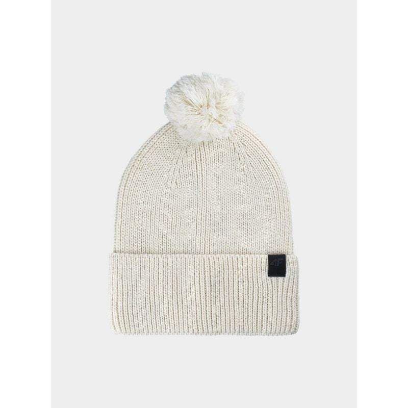 Unisex winter hat with pompom 4F 4FWAW24ACAPU472-11S *Kategoria tymczasowa Your Sports Performance