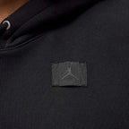 Women's Air Jordan Flight Fleece Satin-Lined Pullover Hoodie Black - FV7050-010 AIR Jordan