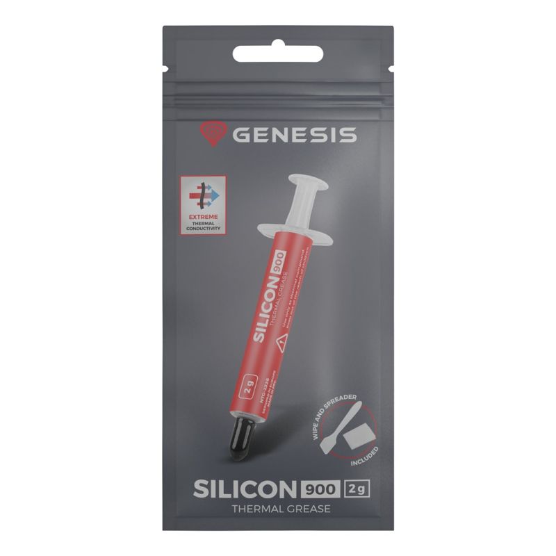 GENESIS SILICON 900 2G THERMAL CONDUCTOR PASTE Chłodzenie/Pasty termoprzewodzące Your Sports Performance