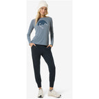 SUPER.NATURAL W GONDOLA LS Women's Long-Sleeve Shirt, Grey
