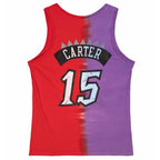 Mitchell & Ness NBA Toronto Raptors Vince Carter Tie Dye Cotton Tank - TTNK3206-TRAYYVCAPRRD Koszulki NBA Your Sports Performance