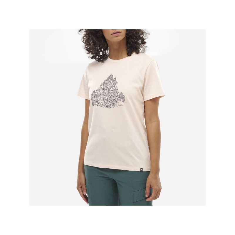MILLET CIMAICOLLAB TS SS W yellow T-shirt