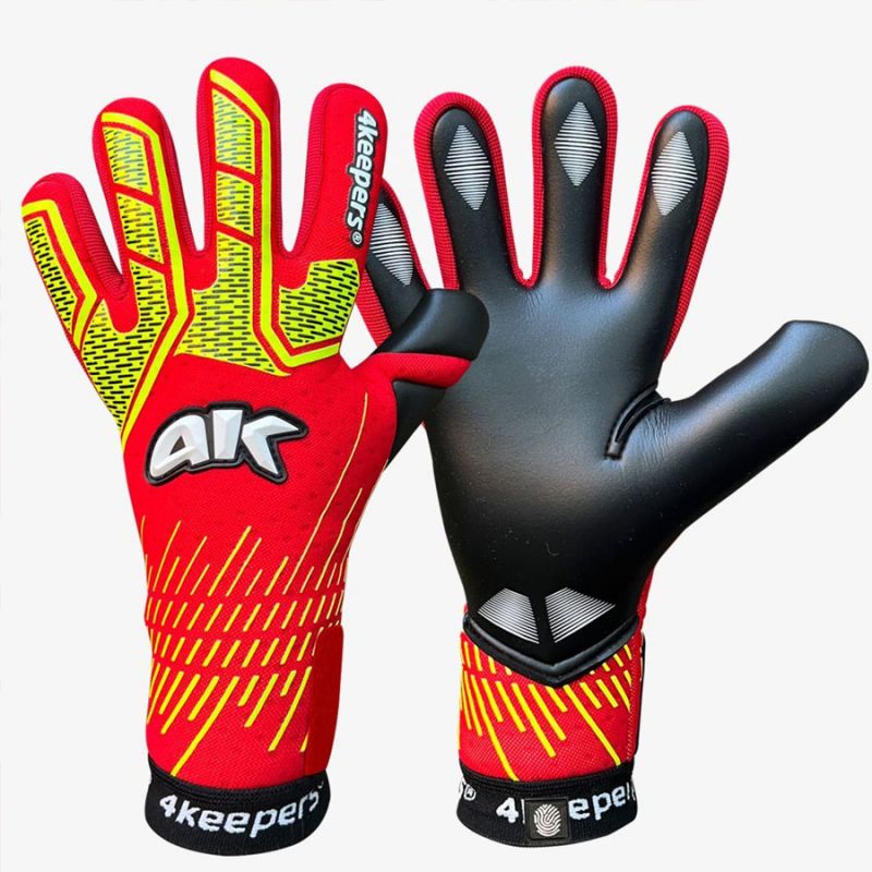 Goalkeeper gloves 4keepers Neo Elegant Neo Lava NC Jr S982843 Accessories/Gloves/4keepers Your Sports Performance