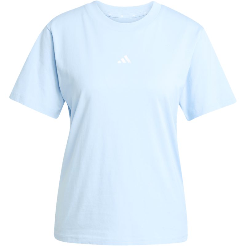 adidas Essentials Small Logo Women's T-Shirt Light Blue JY4962