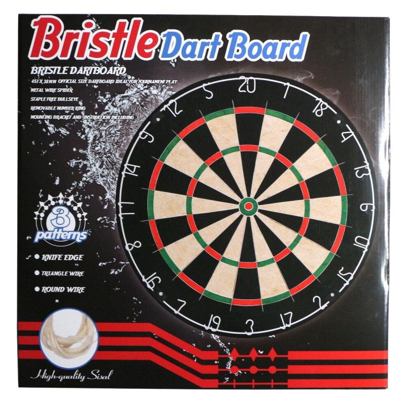 Sisal dartboard MASTER 45 cm 6 darts - MAS-E070 Sporty/Sporty towarzyskie i rekreacja/Dart/Tablice do Darta Your Sports Performance