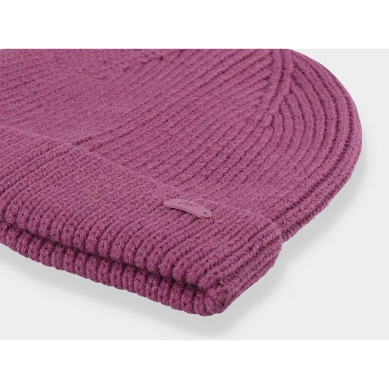 Women's winter hat with added recycled materials 4F 4FAW23ACAPF287-53S *Kategoria tymczasowa Your Sports Performance