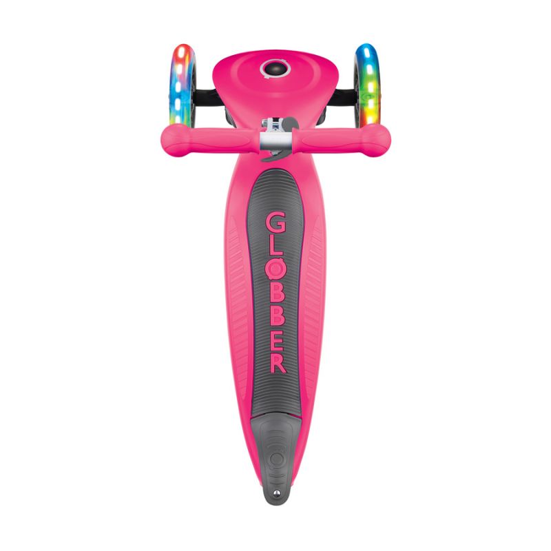 3-wheel scooter Globber Foldable Lights Fuchsia Jr 437-110 Accessories/Skating/Hulajnogi Your Sports Performance