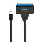 SAVIO ADAPTER USB-C 3.1 GEN 1 (M) - SATA (F) FOR 2.5" DRIVES AK-69 Kable i adaptery/Adaptery, przejściówki Your Sports Performance