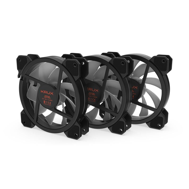 KRUX Lunar ARGB KIT 3x120 MM Fan Set Chłodzenie/Chłodzenie - wentylatory Your Sports Performance