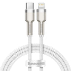 BASEUS USB-C LIGHTNING CAFULE PD CABLE 1M WHITE In preparation Your Sports Performance